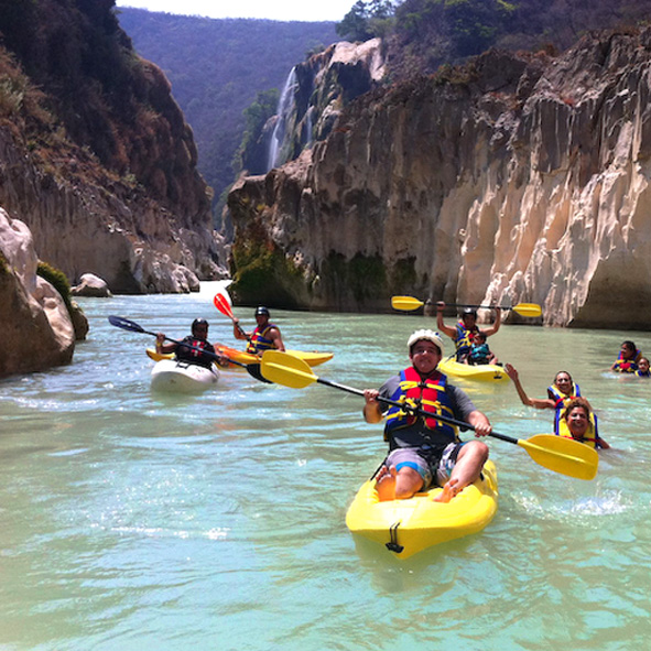 Kayak en San Luis Potosí